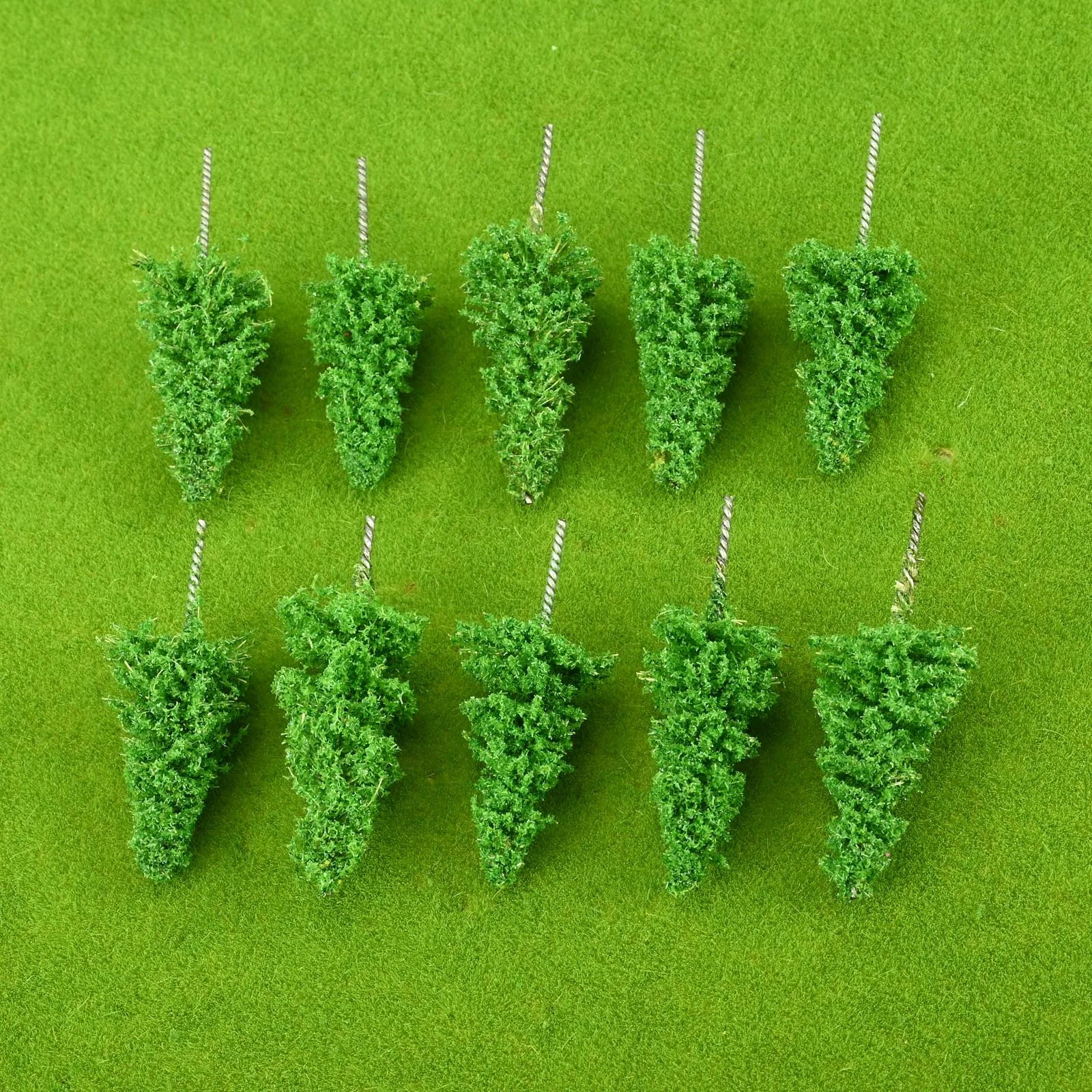 20Pcs Miniature Trees Height 5.4cm Fits for Railway Model Trees,Micro Scene Layout Fits for Decorating Living Rooms,Desktops Oasis Select
