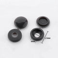 100PCS New Universal Fit Screw Protective Covers Snap Protective DIY Fold Snap Cap Fixing Caps Decorative Hardware Oasis Select Dark Grey