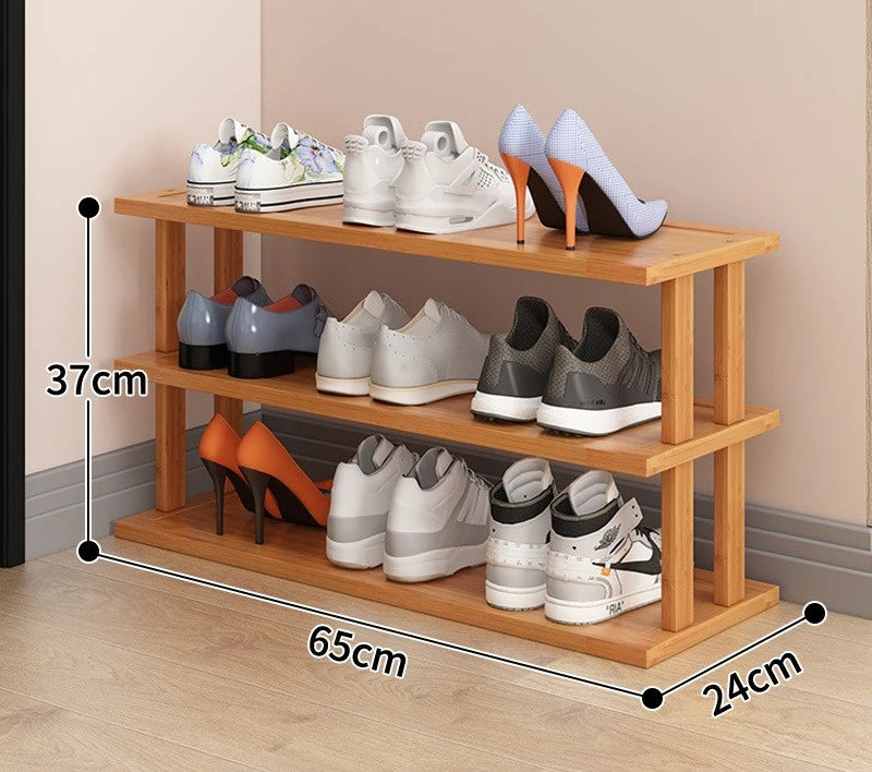 Home economy door multi-layer shoe storage artifact saves space, rental house shoe cabinet, shoe rack Oasis Select 3 layers 65