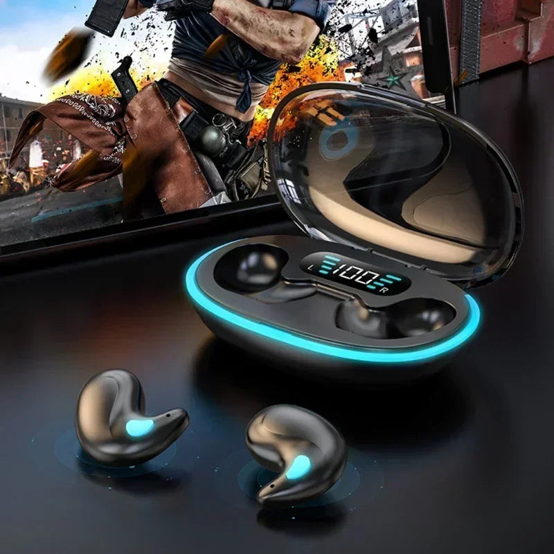 X55 Sleeping Earbuds Wireless Mini Headphones For Work TWS Bluetooth Earphone Stereo Hidden Headsets with Mic HD Call Sport Oasis Select