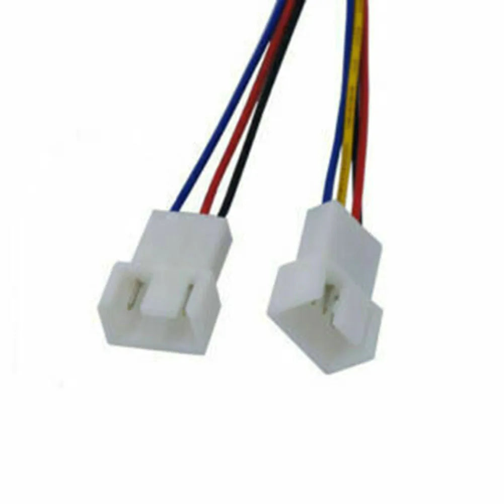 Part Graphics Card Fan Cable 15cm 1pcs 26AWG Copper Tinned Wire 4Pin To 2 Way CPU Connector Cable GPU High Quality Oasis Select