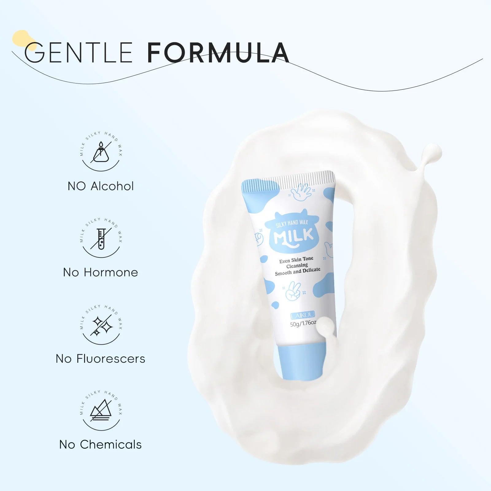 Laikou Milk Hand Wax Mask – Exfoliate, Moisturize & Anti-Age Hand Wax Mask Oasis Select