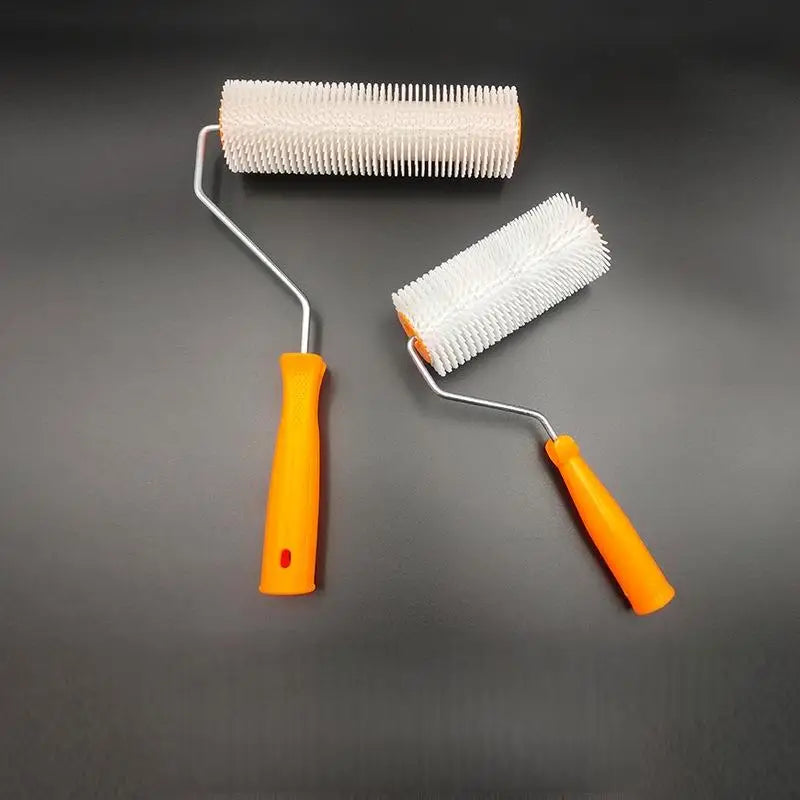 1PC 10/16/24CM Defoaming Drum Brush Spike Roller Latex Floor Self Compound Roller Leveling Screed Spiked Roller Paint Brush Roll Oasis Select