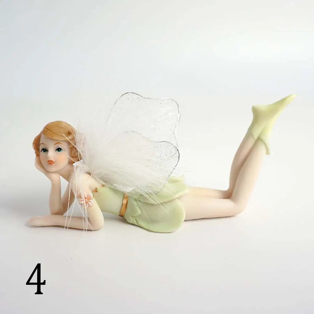Resin Flower Fairy Angel Figurine | Handmade Home & Garden Decor