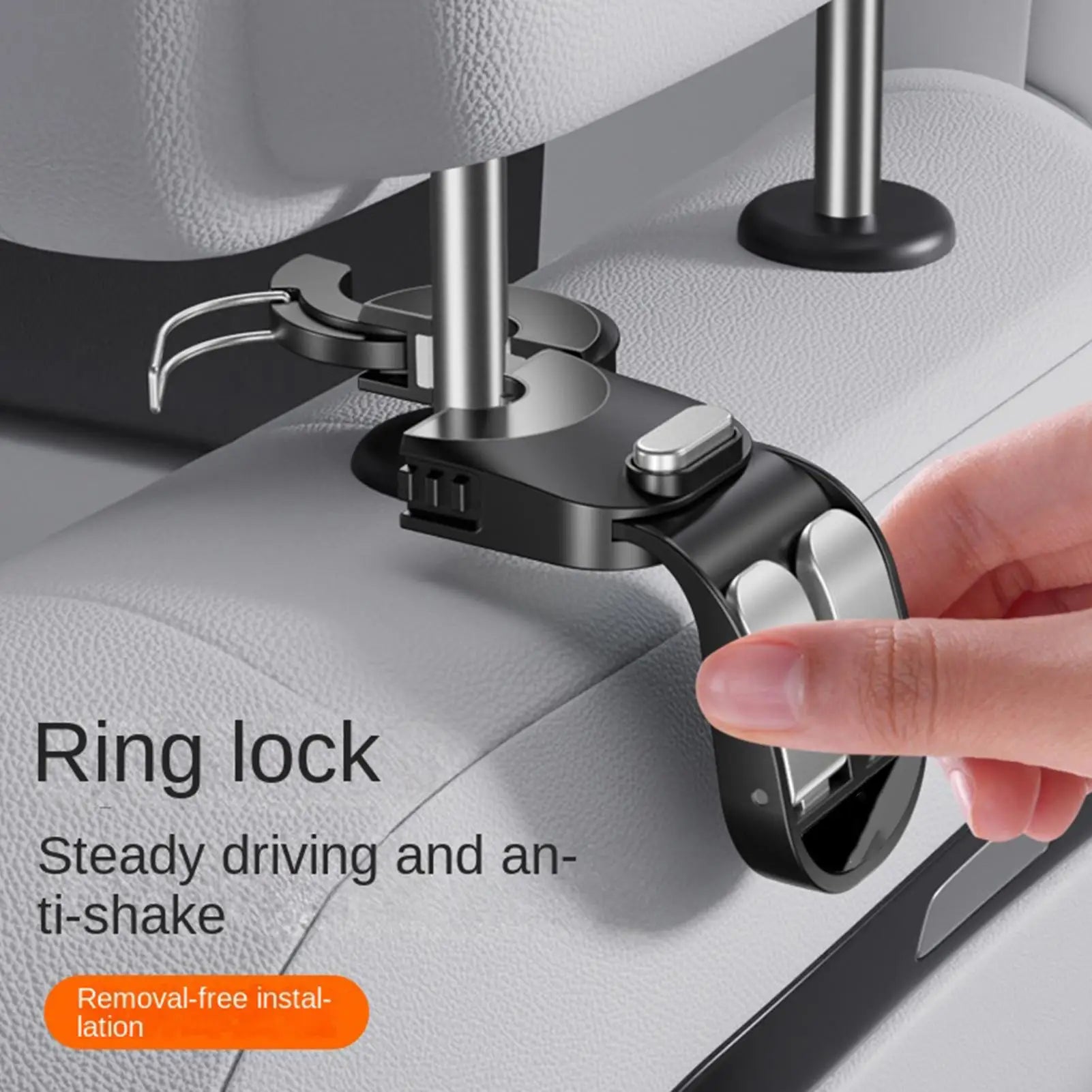 Car Seat Back Hook Headrest Hidden Mount Auto Vehicle Back Seat Organizer Car Accessories Hanging Hooks Universal Storage Hooks Oasis Select