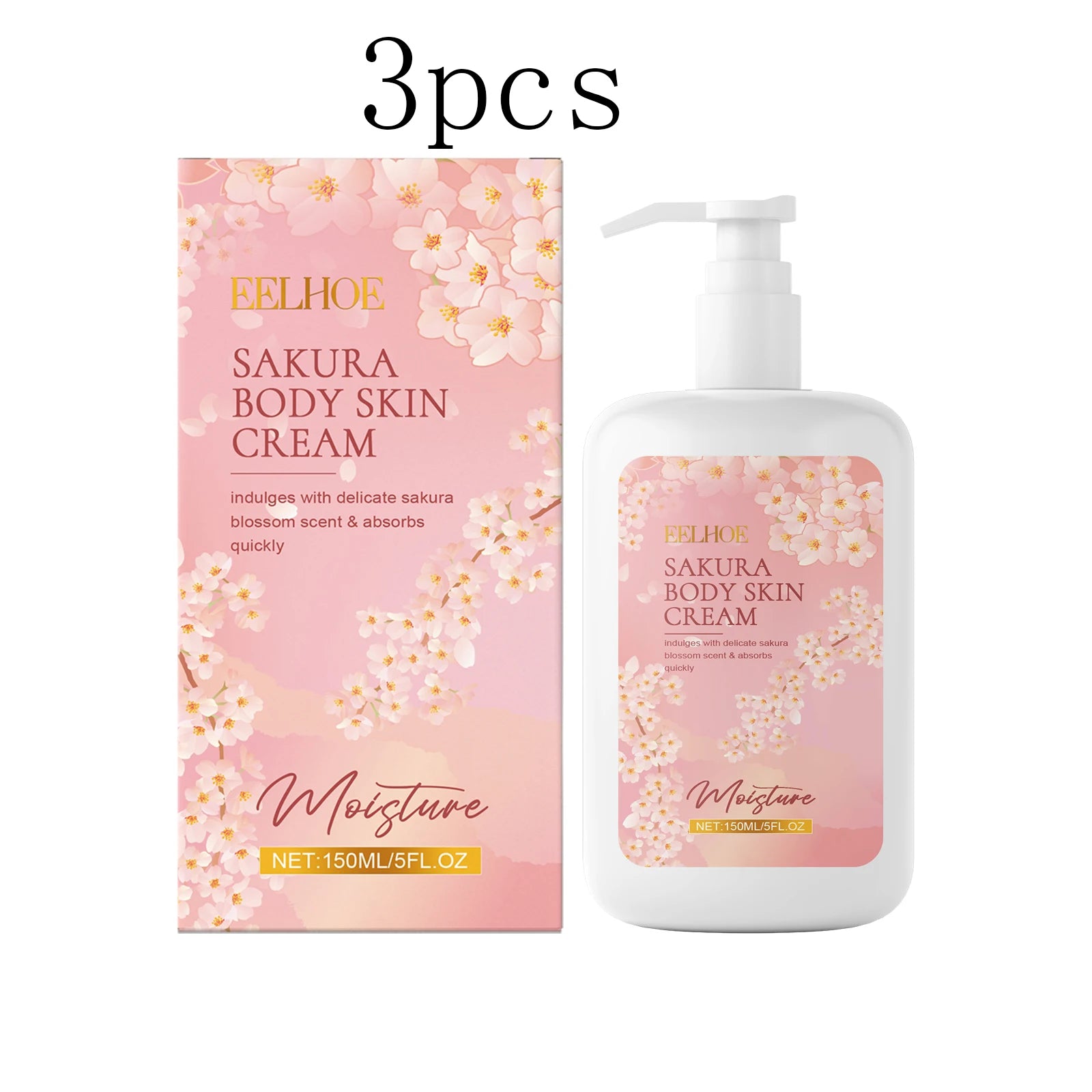 Sakura Moisturizing Body Lotion – Nourishing & Hydrating 150ml