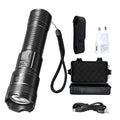 Ultra Bright Zoomable LED Tactical Flashlight | USB Rechargeable