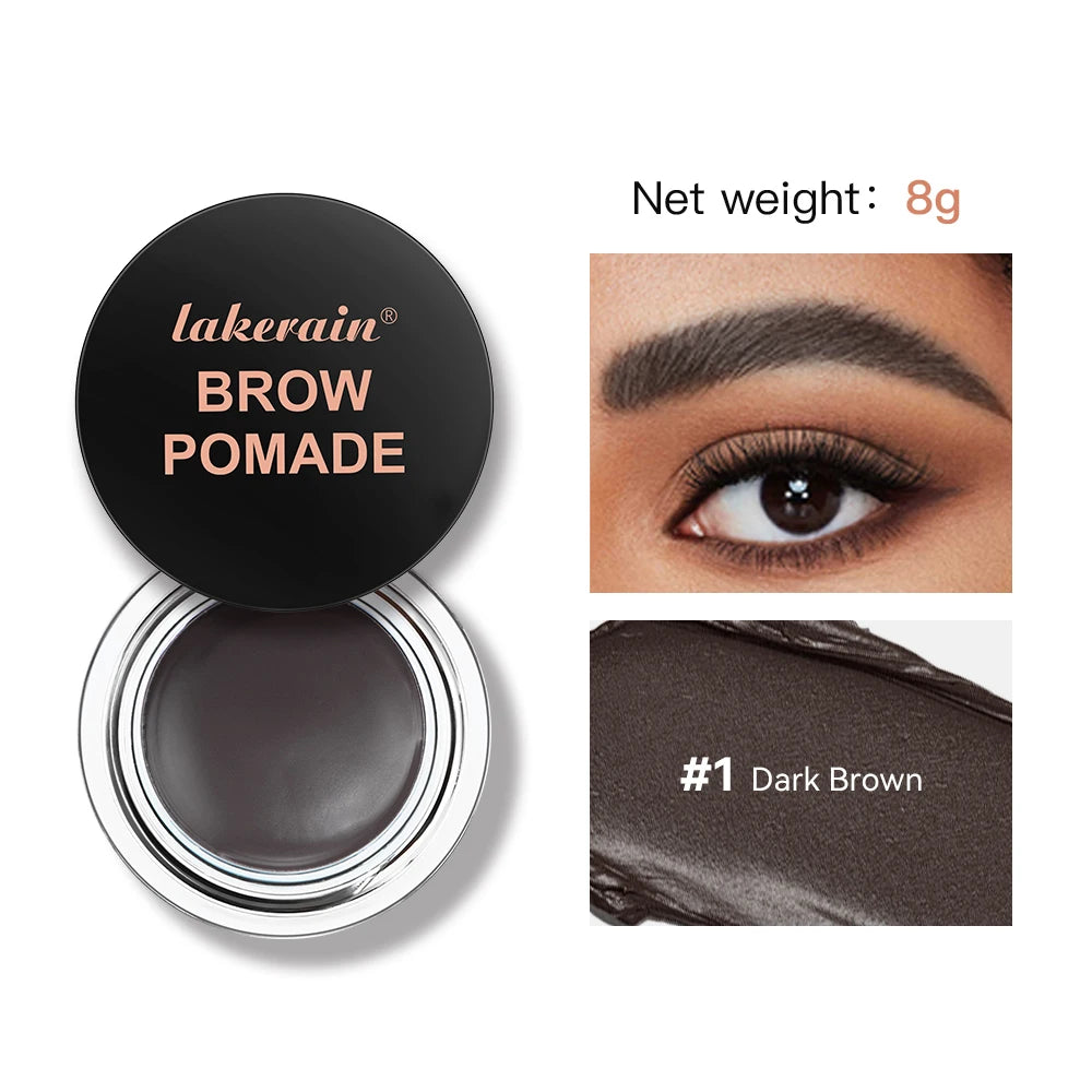 Wild Eyebrow Cream Smooth Styling Eyebrow Pomade Setting Eyebrow Wax Smudge Proof Eyebrow Dye Cream Oasis Select 1Dark Brown