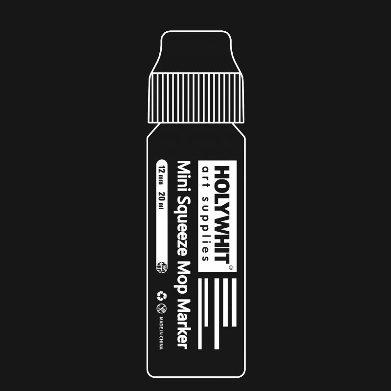 12mm/20ml Mini Graffiti Flow Pen Paint Signature Pen Round Tip Waterproof Marker With Ink Art Supplies Fluorescent Signature Pen Oasis Select A1