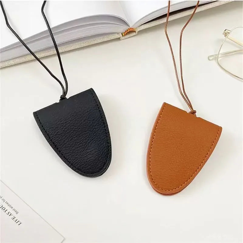 Exquisite and Compact Magnetic Neck Hanging Glasses Bag Necklace Storage Bag Sunglasses Women's Pendant Oasis Select