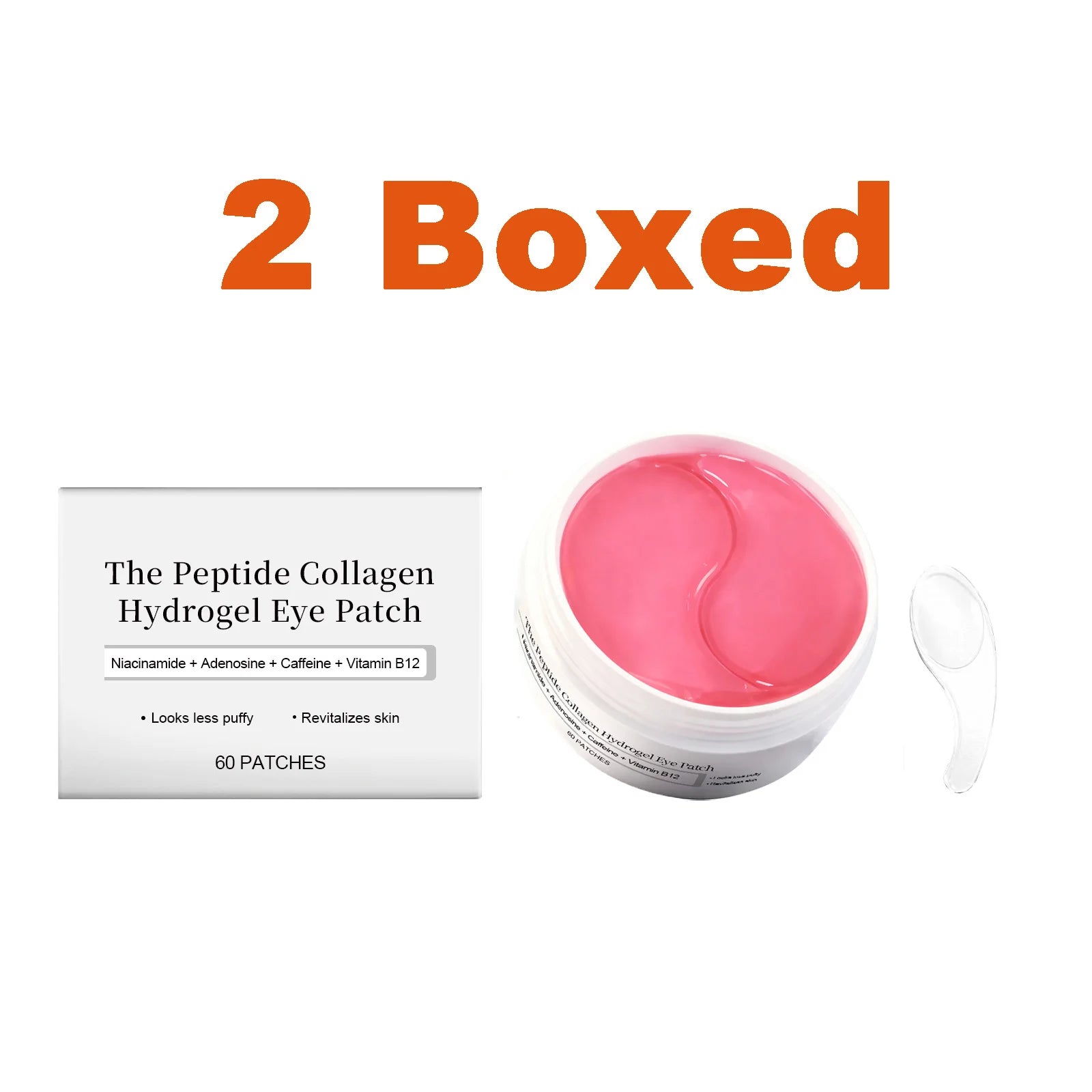 Peptide Collagen Hydrogel Eye Patch Reduce Wrinkles Dark Circles With Copper Peptide Niacinamide Firming Hydrating Gel Eye Pads Oasis Select 2 x 60patches