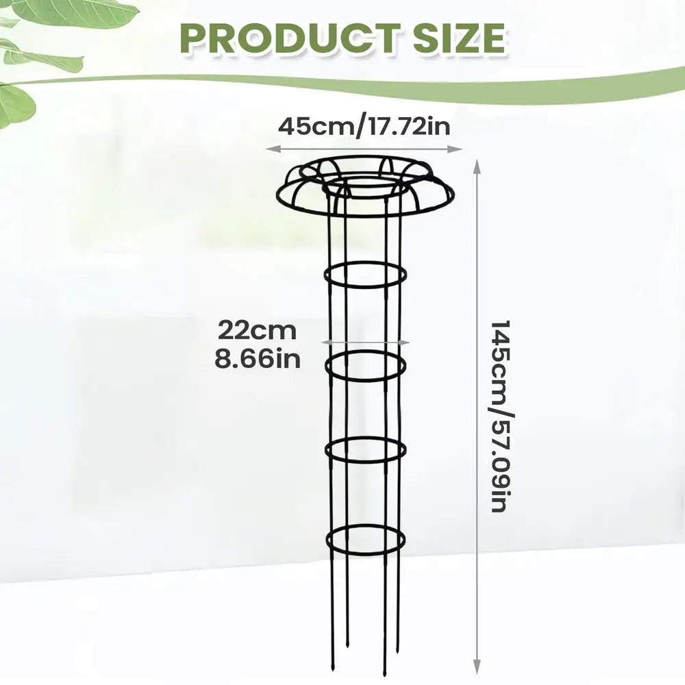 Garden Trellis Umbrella Tower Plant Trellis For Climbing Plants Trellis Support DIY Climbing Trellis Flower Pots Supports Oasis Select 145cm