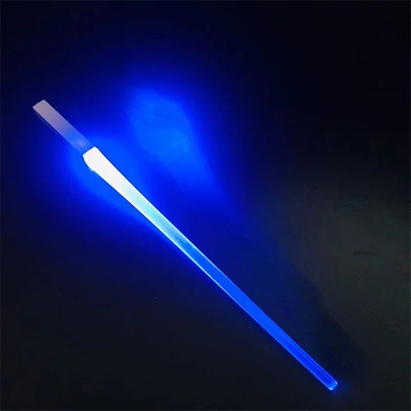 Chop Sabers Lights Up Lightsaber Chopsticks Luminous Chopsticks Night Tableware Multi-Color Chopsticks Oasis Select 1pcs blue