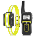 Pet Training Collar Dog Bark Control Stop Shock Collar Rechargeable Waterproof Electric Shock 1000m Remote Dog Training Tools Oasis Select YELLOW
