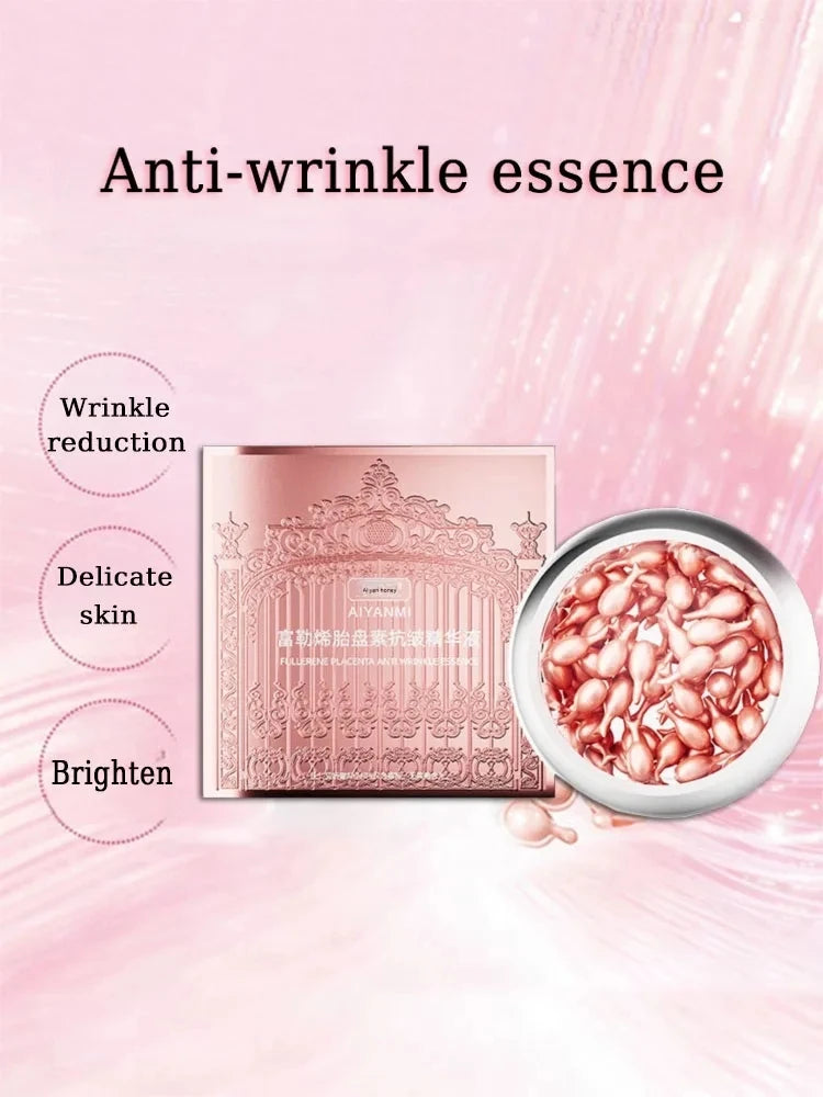 30-Capsule Fullerene Placenta Collagen Serum | Brighten & Hydrate