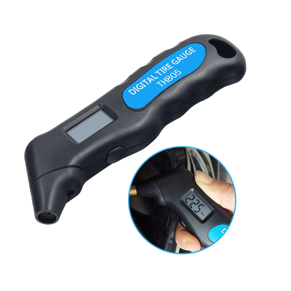 Digital Tire Pressure Gauge TH805 – 150 PSI LCD, Car Bike Truck Tire Pressure Gauge Oasis Select