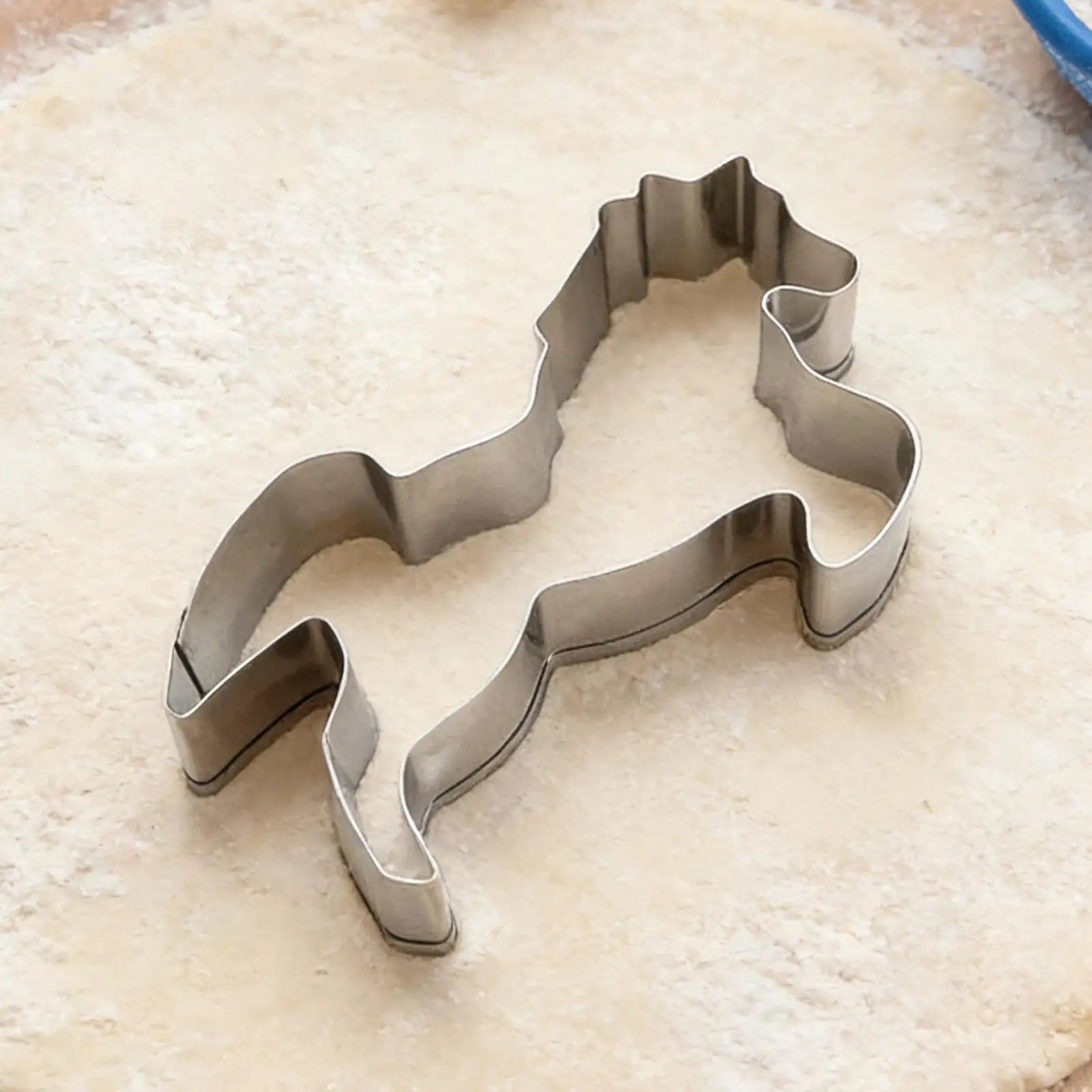 Horse Cookie Cutter Stamp Stainless Steel Baking Accessories Pressable Cookie Mold for Fondant Bakers Parents Home Party Oasis Select