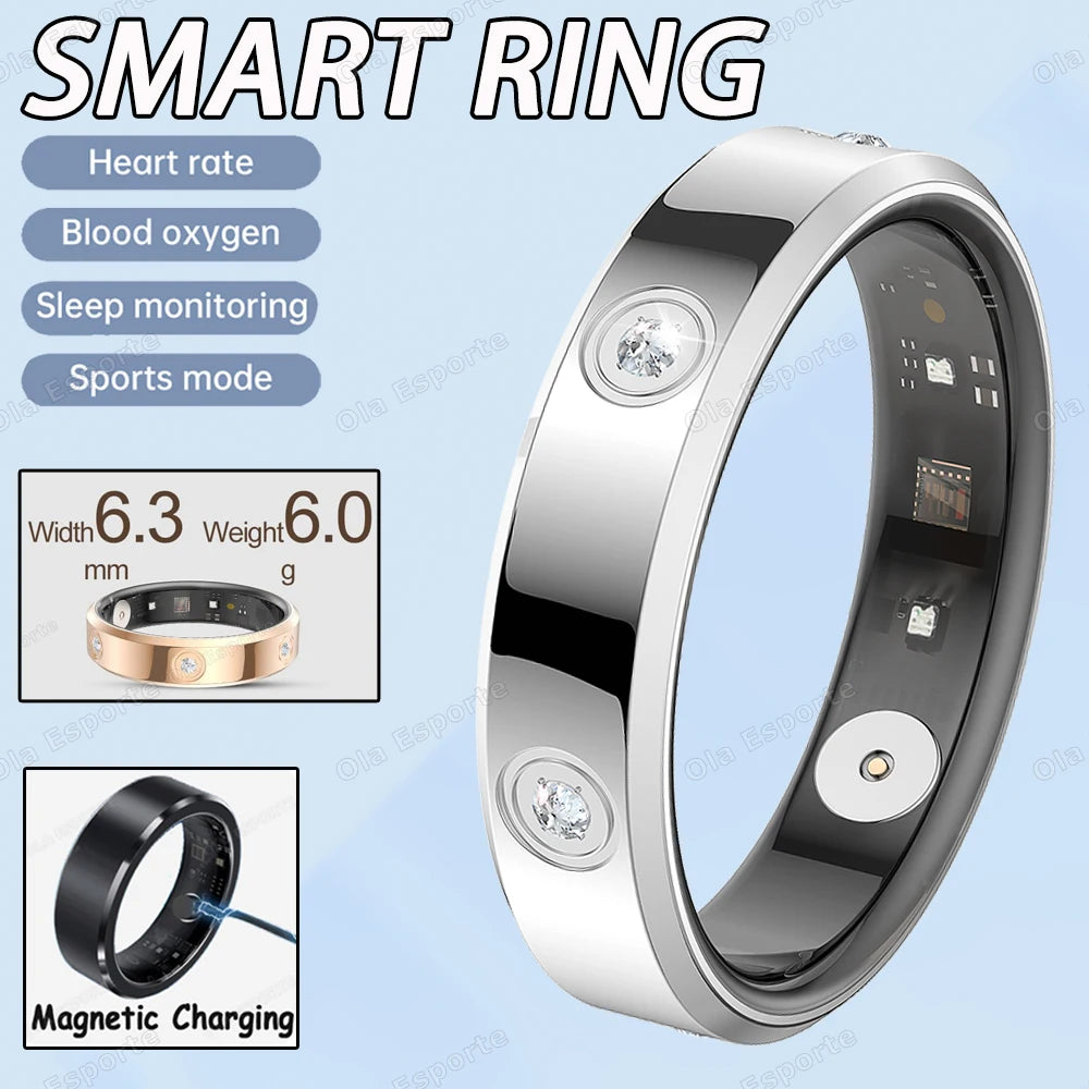 Ola Esporte Smart Ring – Heart Rate, SpO2 & Sleep Tracker IP68