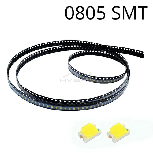 10PCS 0805 SMD LED Chips – 9 Colors, RoHS, 3.3V DIY PCB SMD LED Chips Oasis Select