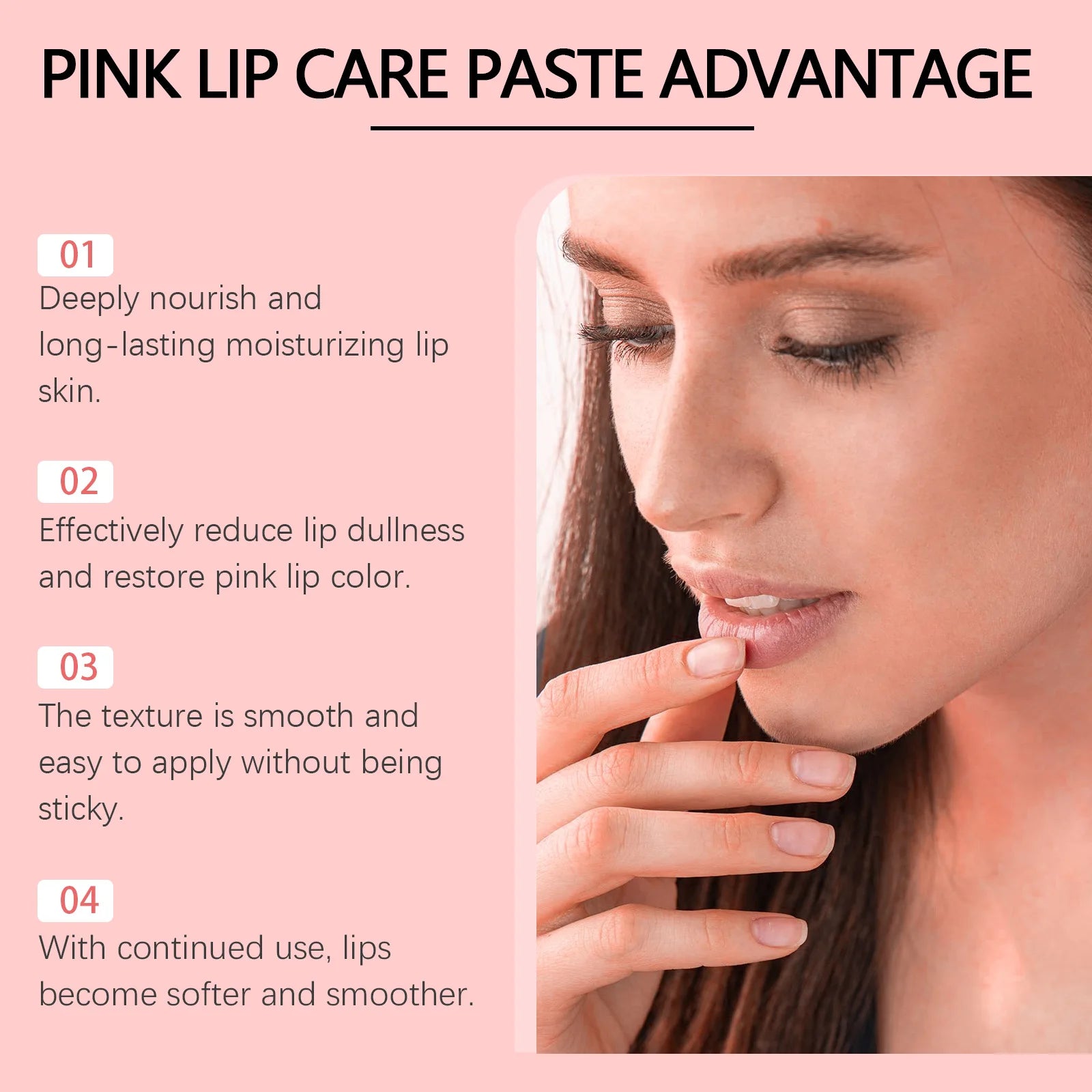 Lips Cream Exfoliator Anti Crack Nourishing Lip Plump Dark Lips Removal Lip Care to Deep Moisturizing Lip Balm Brighten Dark Oasis Select