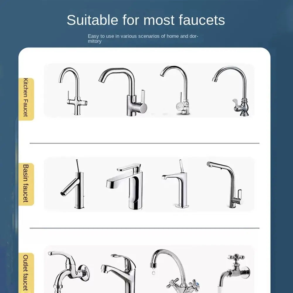 360° Rotatable 6 Layers Faucet Filter Faucet Extenders Kitchen Tool Bubbler Filtration Faucet Splash-proof Shower Oasis Select