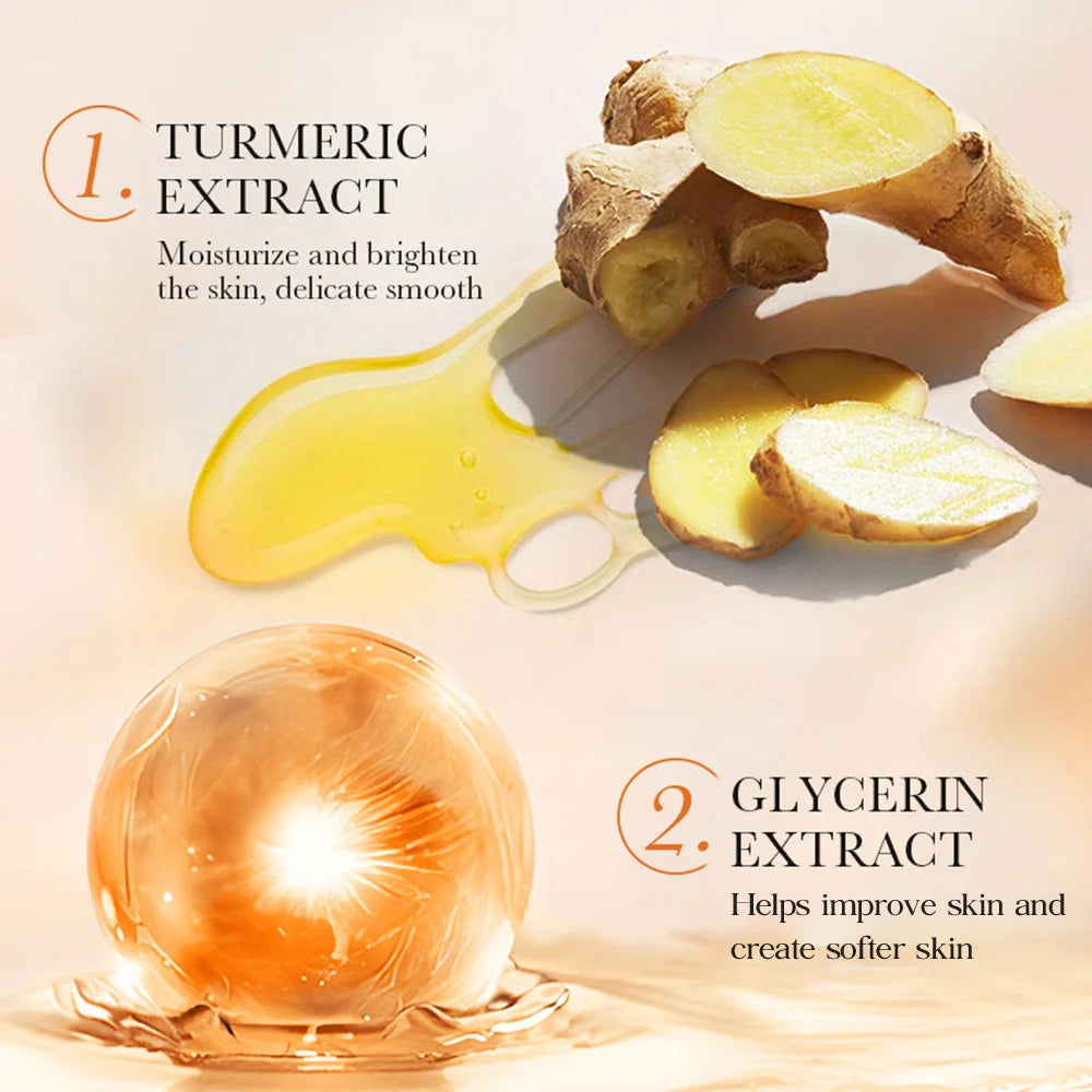 Turmeric Face Cream for Face Body Natural Turmeric Skin Brightening Lotion Vitamin E Cream with Hyaluronic Acid and Collagen Oasis Select