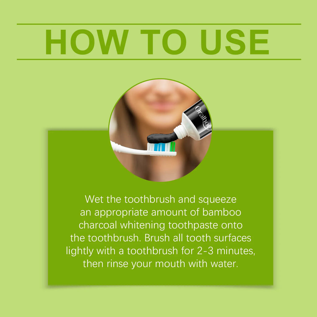 Oralhoe Bamboo Charcoal Whitening Toothpaste – Remove Stains Whitening Toothpaste Oasis Select