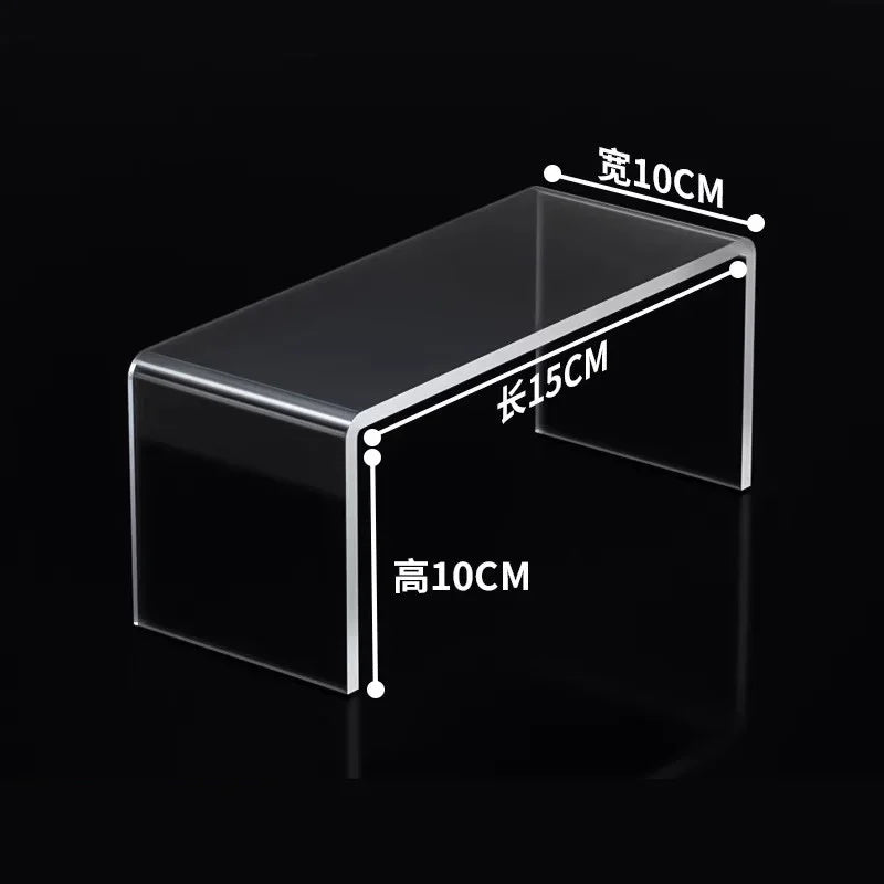 Acrylic U-Shape Desktop Storage Rack | Cosmetics & Shelf Organizer