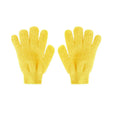 1/2/3pairs Exfoliating Bath Gloves Double Sided Bath Gloves For Beauty Spa Massage Skin Shower Scrubber Bathing Accessories Oasis Select 1pairs yellow