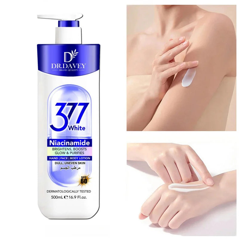 DR.DAVEY Niacinamide Body Lotion – 500g Moisturizer