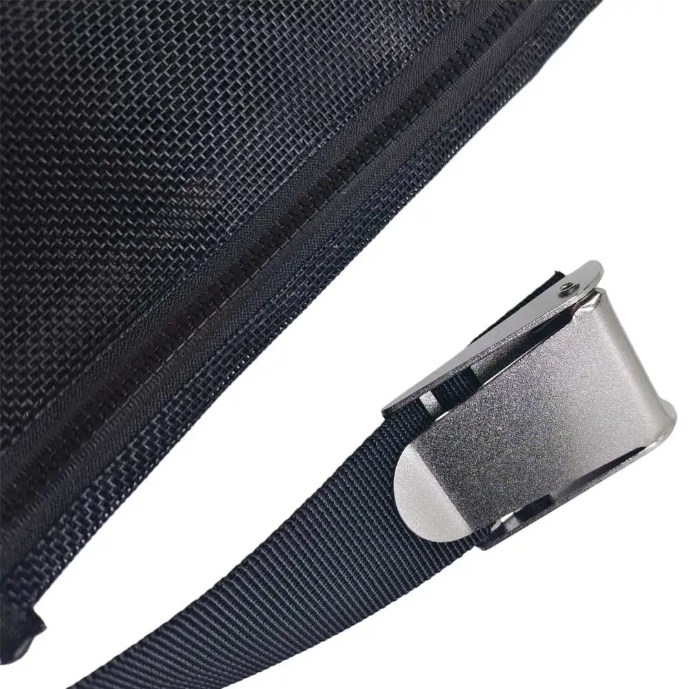 Scuba Diving Weight Pouch Belt with 3/4 Pockets Lead Weight Mesh Bag Zipper Pockets & 316SS Buckle for Spearfishing Freediving Oasis Select