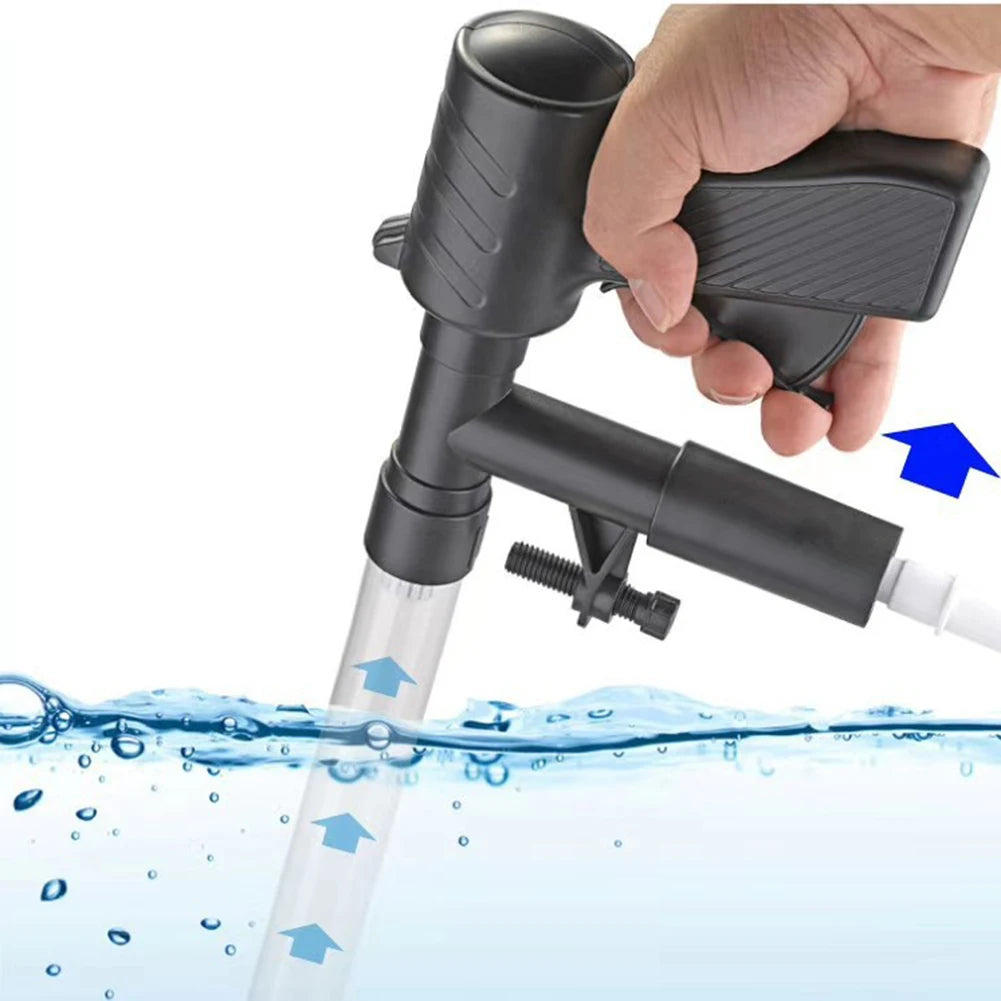 6-in-1 Aquarium Vacuum Cleaner, Water Changer & Algae Scraper