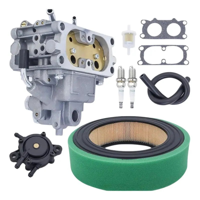 ~WISH Carb Carburetor Assembly Fuel Pump Spark Plug Air Filter Kit 808626 For Briggs 386447 386442 380447 380442 Engine Lawn Mow Oasis Select