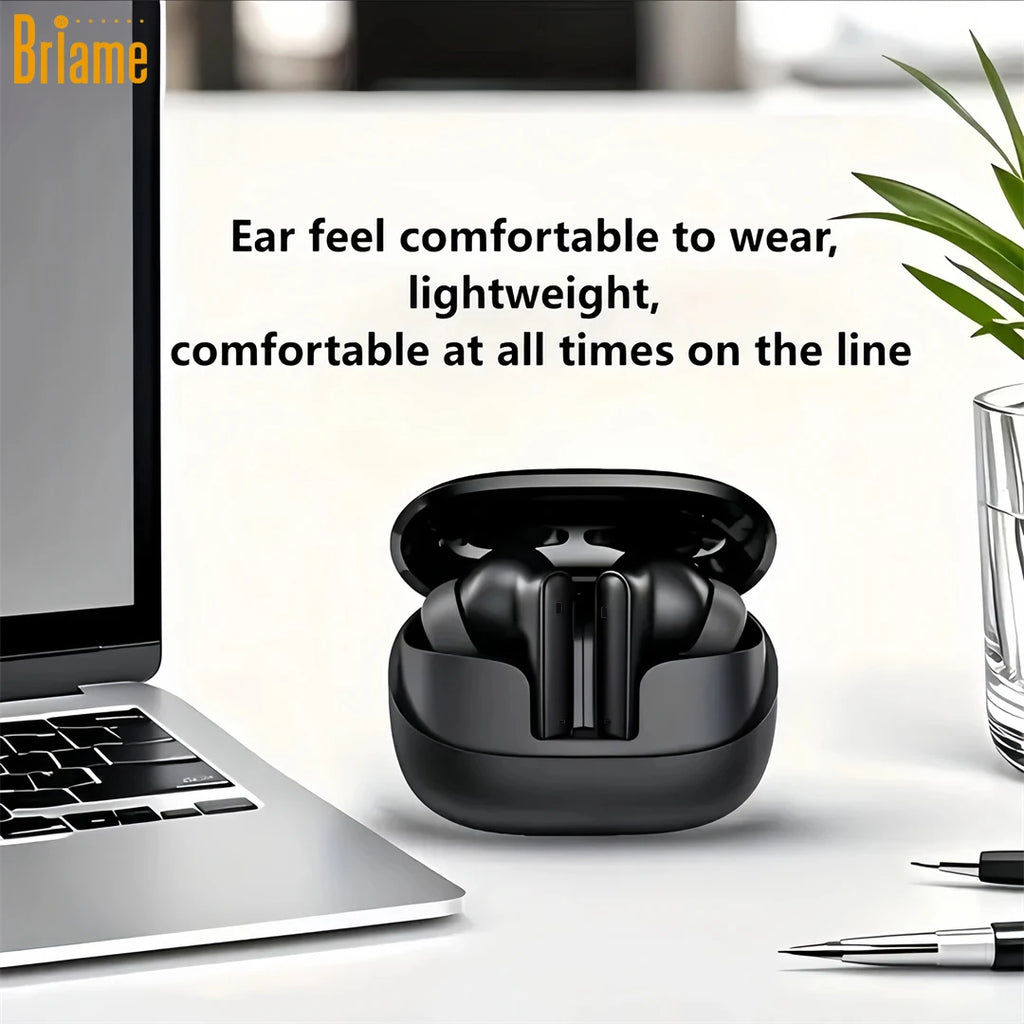 Briame Flip-Style Bluetooth Earphones Wireless Headphones with Microphone for Sports Running Earbuds with Mic In-Ear Headset Oasis Select