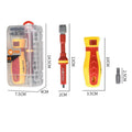 Magnetic Screwdrivers Bits Set 18 in 1 1000V Slotted Cross Torx for Electrician Combination Versatile Screwdriver Measuring Pen Oasis Select 1-set