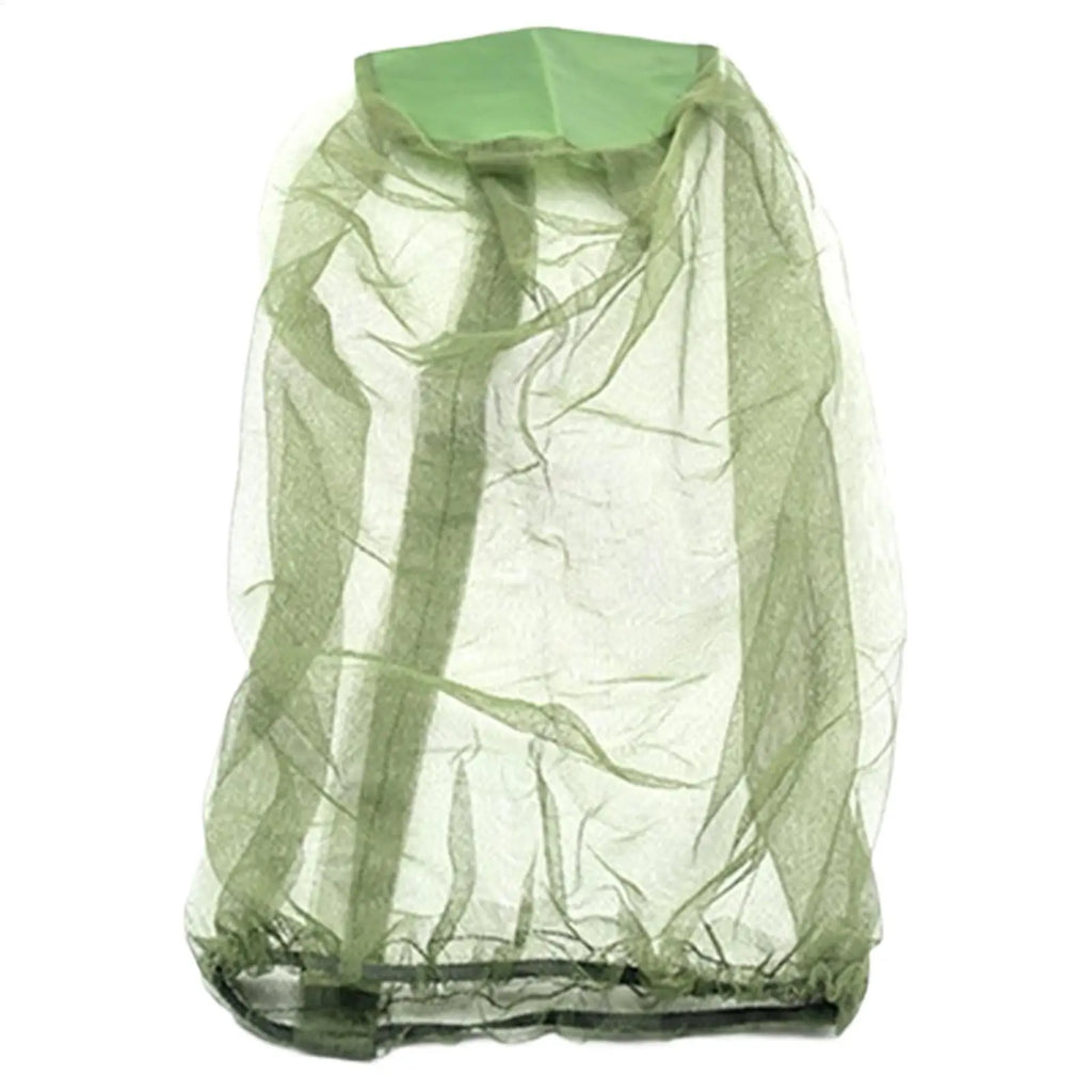 1PC Outdoor Head Face Mask Hat Net Cover Anti-mosquito Cover Mosquito Net Cap Travel Breathable Head Mesh Covers Fishing Caps Oasis Select