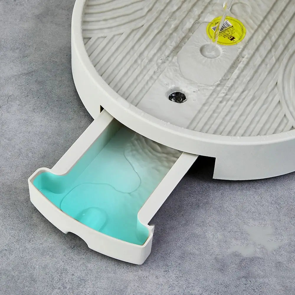 Round Movable Plant Stand with Drainage Tray | Heavy Duty Rolling Plant Stand Oasis Select