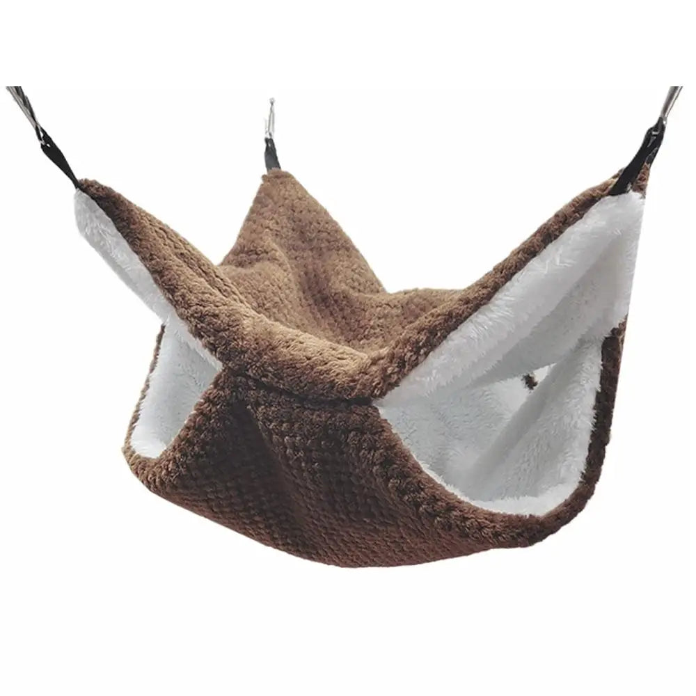 2-in-1 Double Layer Hamster Hammock – Small Pet Hanging Bed