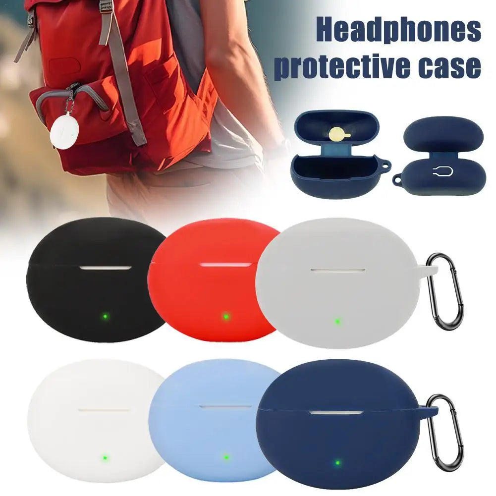 OnePlus Nord Buds 3 Pro Silicone Case Cover + Carabiner