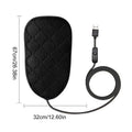 Motorcycle Seat Cover Motorbike Heating Seat Pad Cold Weather Scooter Cushion for Dirt Bike ATV Snowmobile Road Trip Touring Oasis Select Black