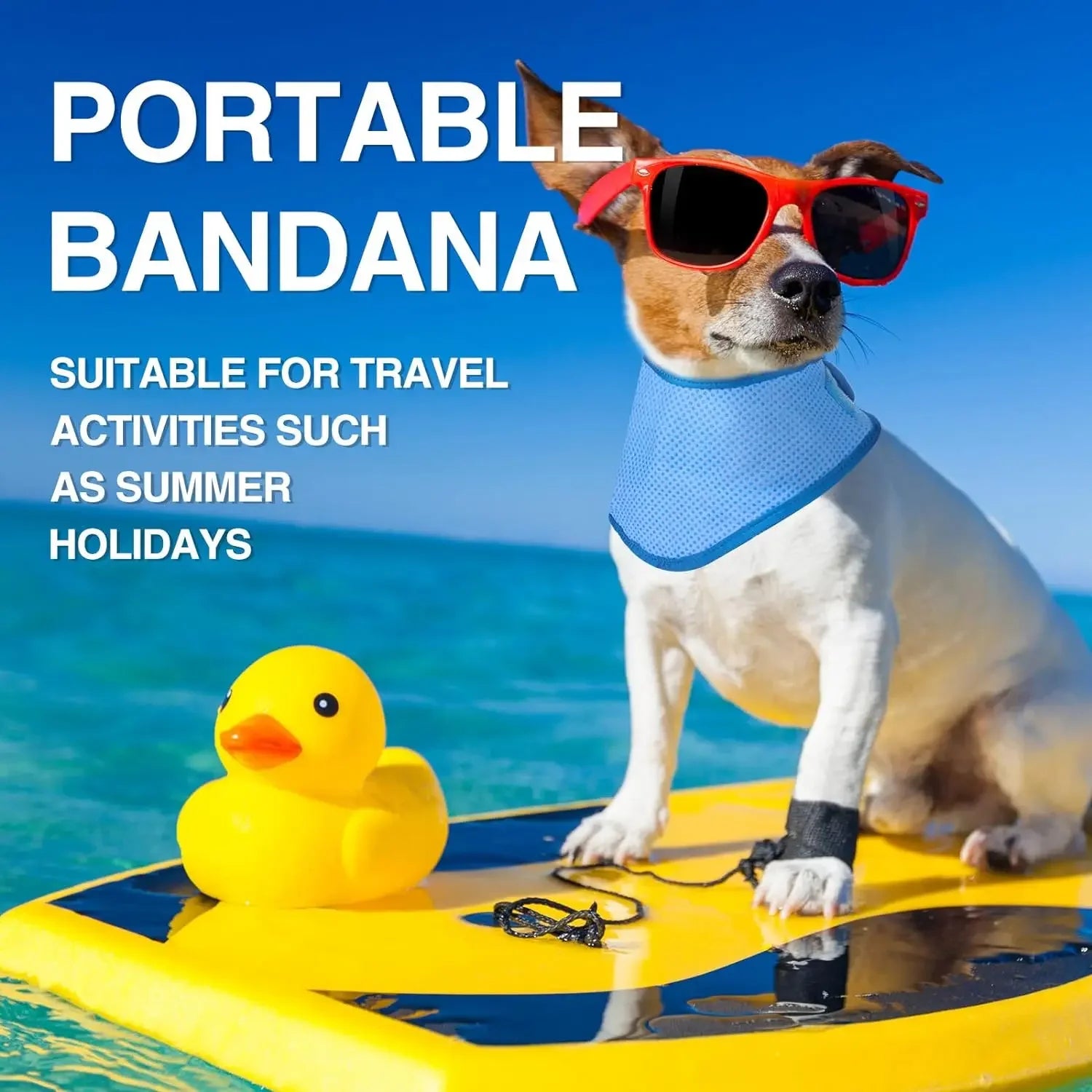 1-10PCS Pet Cooling Scarf for Dogs Summer Ice Silk Cooling Bandana Neck Wrap for Heat Relief Reusable Chill Mat for Pets Oasis Select