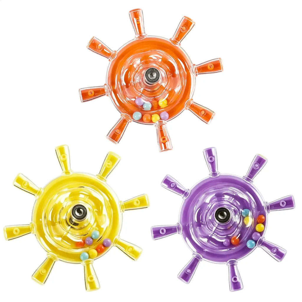 Interactive Parrot Rotating Windmill Toy Bird Cage Toy For Parrots Rotating Treat Dispenser For Mental Stimulation Entertainment Oasis Select