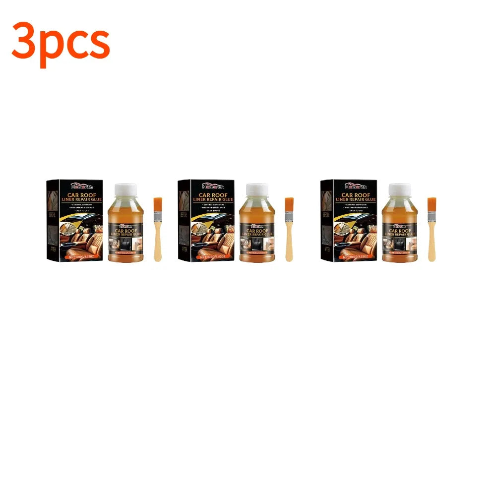 100ml Instant Adhesive Bonding Glue Car Interior Roof Liner Repair Glue Car Inside Roof Cloth Repair Leather Polyester Liquid Oasis Select 3pcs