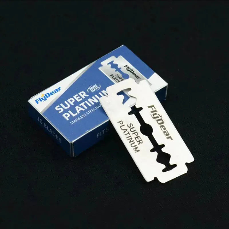 Safety Stainless Steel Men'S Razors Blades Classic Double Edge 10-60PCS Razor Blades For Professional Barber Hair Removal Tools Oasis Select