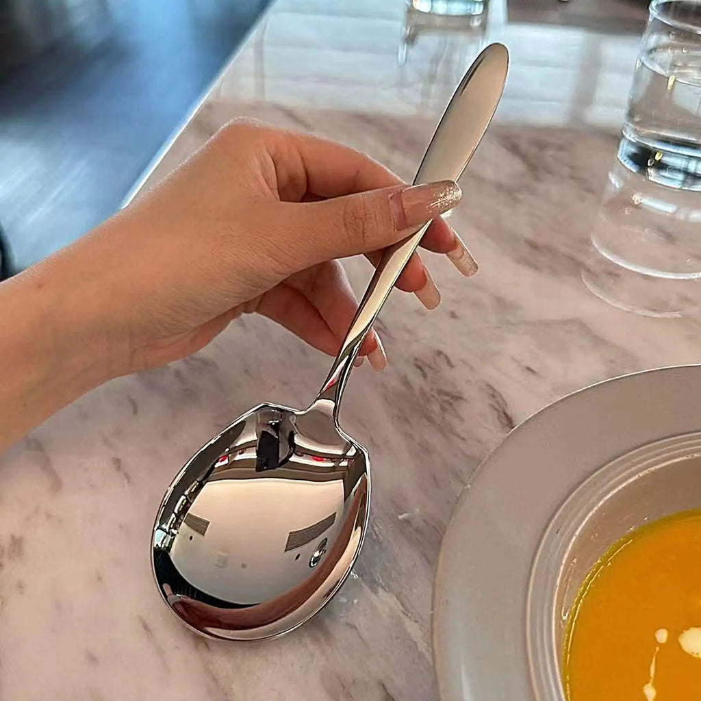 Large Serving Spoons Stainless Steel Kitchen Serving Tablespoon Dishwasher Safe Kitchen Tool Spoons Suitable serving spoon Oasis Select