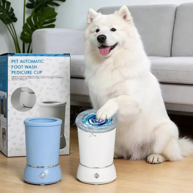 USB Rechargeable Automatic Cleaner Portable Dog Paw Washer Electric Massager for Small To Medium Dogs Cats Paw Cleaner Massager Oasis Select