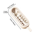 Ice Cream Stick Mold Silicone Ice Cream Mold Ice Ball Homemade Reusable DIY Baking with Cover and Stick Kitchen Tools Oasis Select cream colored