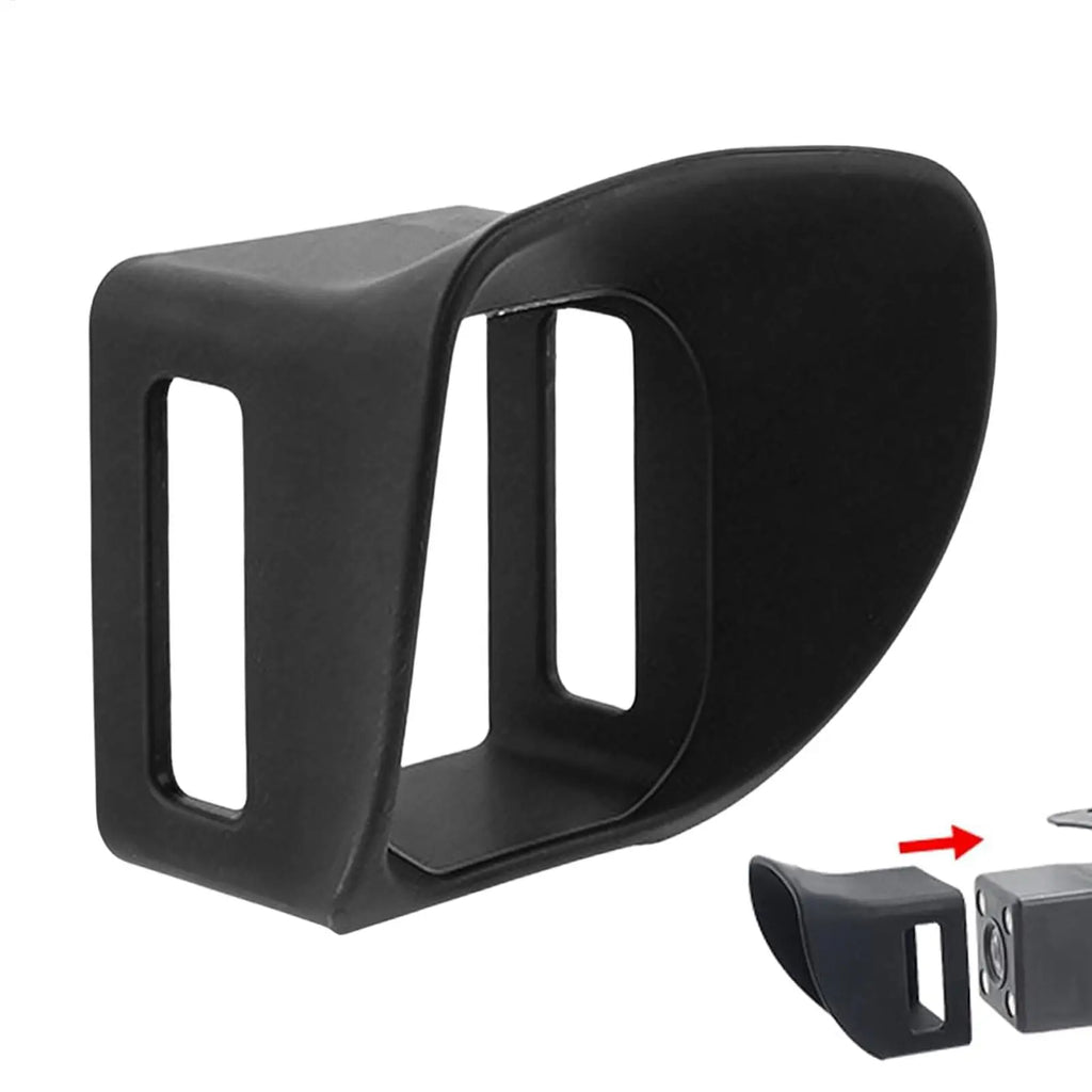 Universal Car Rear View Camera Waterproof Cover Silicone ield Rain Bloing Bumper Suitable for wide-angle square cameras Oasis Select