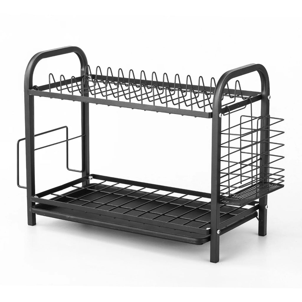 Kitchen Shelf Dish Storage Rack Multifunctional Dish Rack Dish Rack Drain Rack Tableware Oasis Select Double square tube