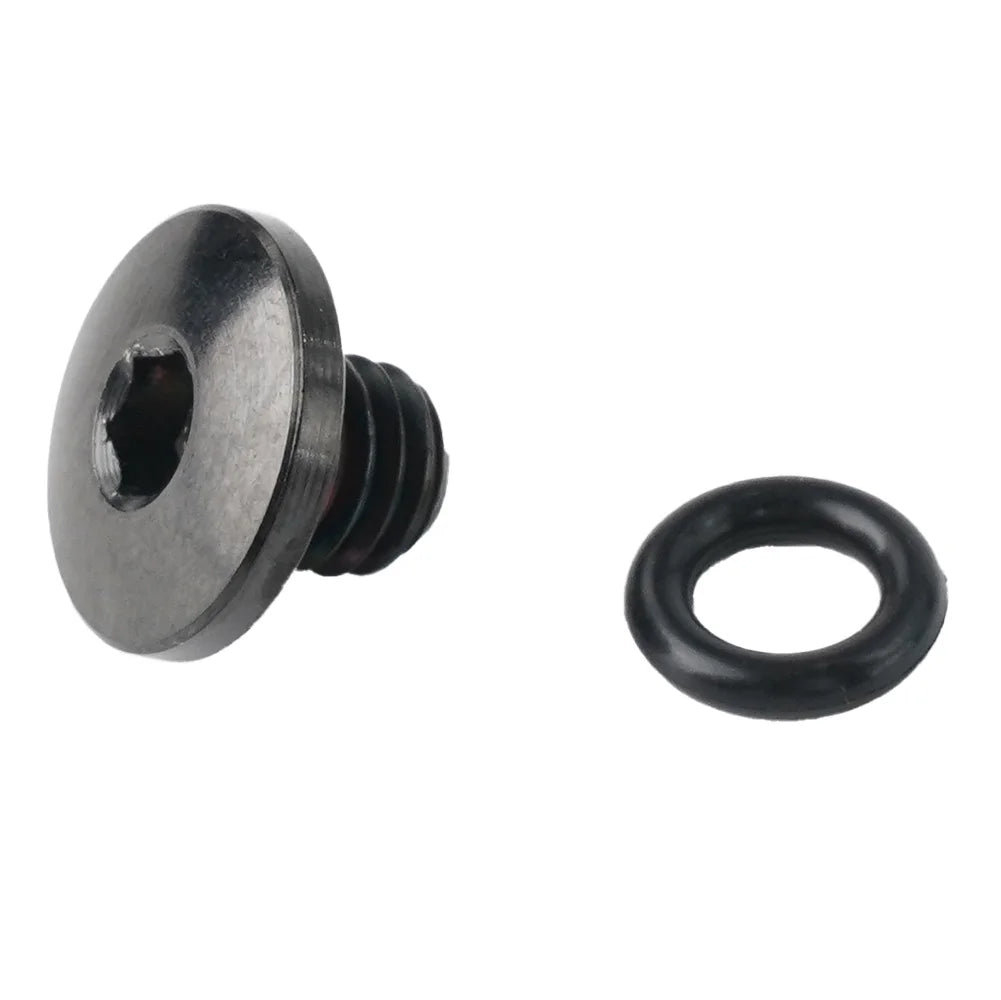 Bicycle M5 Titanium Hydraulic Disc Brake Screw Bike Bleed Screws Bolt With O-Ring Parts 9999999999999999999999999 Oasis Select